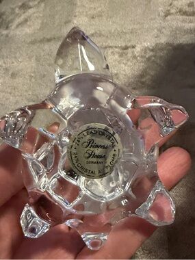 Princess House Clear Starburst Crystal Accent